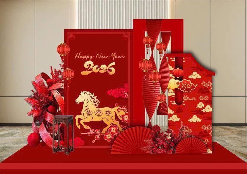 Dịch vụ trang trí tết 2026 – nâng tầm không gian, rước lộc đầu xuân