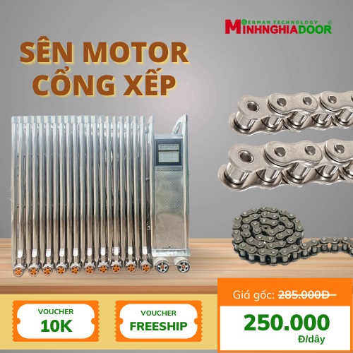 Quy trình thay sên cổng xếp chuyên nghiệp