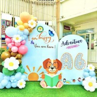 99+ mẫu backdrop khai giảng đẹp, ấn tượng nhất 2026