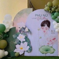 Background chào mừng ngày phụ nữ việt nam