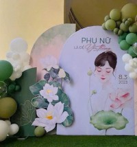 Background chào mừng ngày phụ nữ việt nam