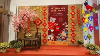 Bộ sưu tập các mẫu trang trí tết 2026 cho công ty – xí nghiệp tại minh hi party