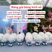 Bóng kích nổ đám cưới - phụ kiện trang trí độc đáo cho ngày vui