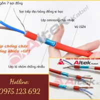 Cáp chống cháy chống nhiễu al +gft + e thương hiệu altek kabel