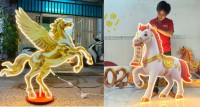 Cung cấp mô hình ngựa tết 2026 đẹp – mẫu mới nhất năm..