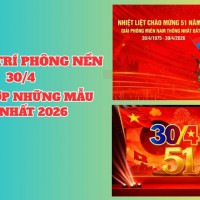 Dịch vụ trang trí phông nền 30/4 chuyên nghiệp – giá rẻ