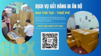 Dịch vụ gửi hàng đi ấn độ bao thủ thục + thuế phí