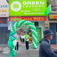 Dịch vụ trang trí cổng bong bóng khai trương - minh hi party