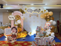 Dịch vụ trang trí thôi nôi bé gái tuổi rồng