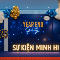 Dịch vụ trang trí tiệc tất niên tại sự kiện minh hi