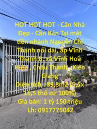 Hot hot hot - căn nhà đẹp - cần bán tại mặt tiền nhánh nguyễn chí thanh nối dài
