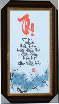 Quà tặng thư pháp chữ thọ