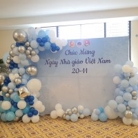 Trang trí 20/11 trường mầm non đẹp, ý nghĩa | báo giá trọn gói sinh nhật 5 sao