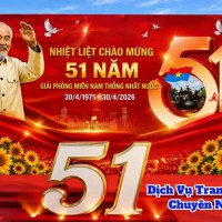Trang trí 30/4 cho cơ quan