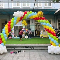 Trang trí cổng bóng khai giảng đẹp, giá rẻ – mẫu cổng chào trường học ấn tượng