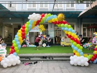 Trang trí cổng bóng khai giảng đẹp, giá rẻ – mẫu cổng chào trường học ấn tượng