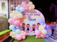 Trang trí khai giảng năm học mới bằng bong bóng trọn gói giá rẻ