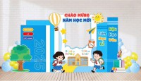 Trang trí lễ khai giảng năm học mới