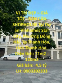 Vị trí đẹp – giá tốt - bán căn shophouse tại dự án vinhomes star city, phường